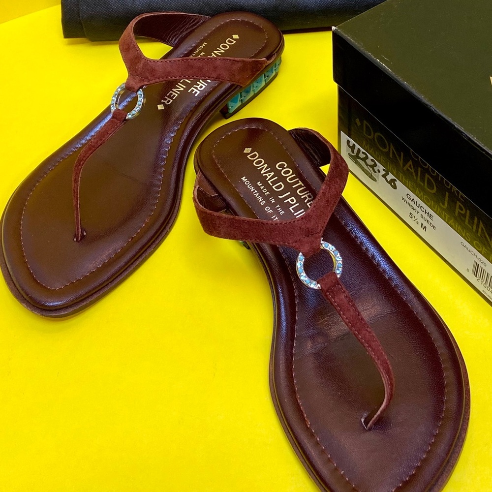 Vintage Like New! Donald J Pliner Sandals Women’s Size 5.5 - Picture 3 of 14